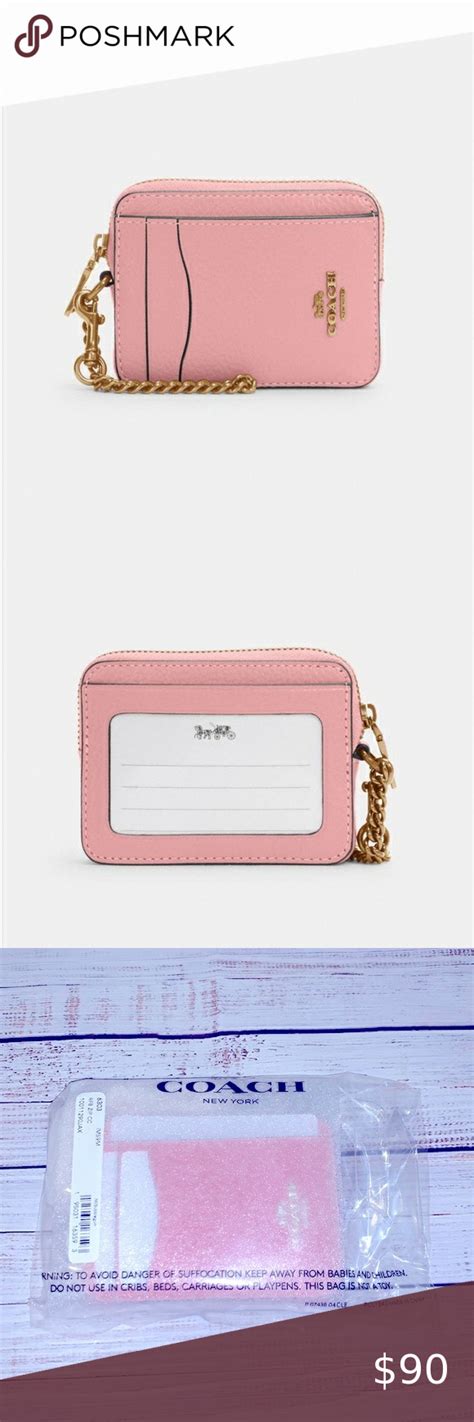 pink coach card holder|pink coach wallet cheap.